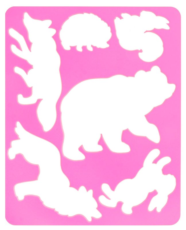 Трафарет пластмассовый