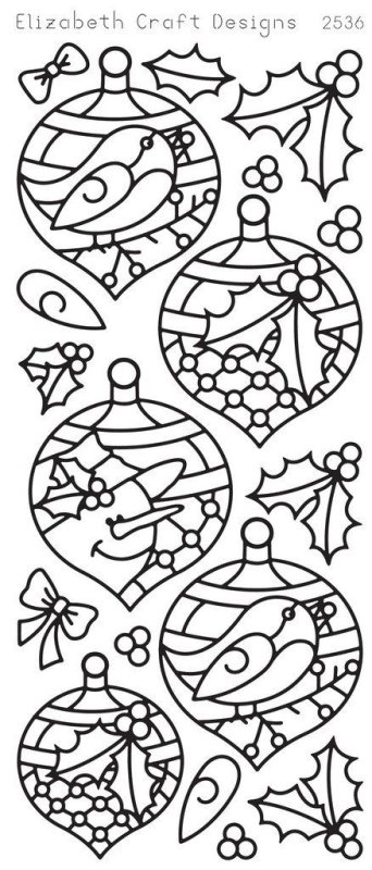 Новогодний витраж рисунок