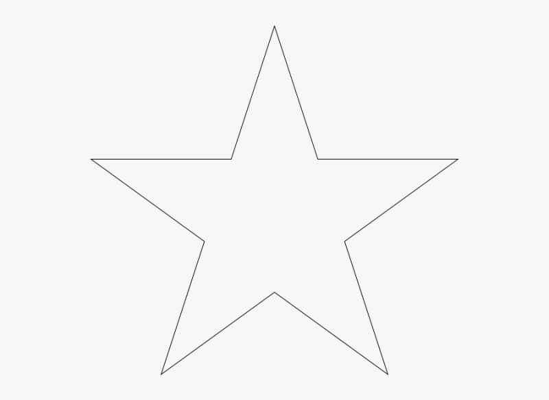 Трафарет звезды