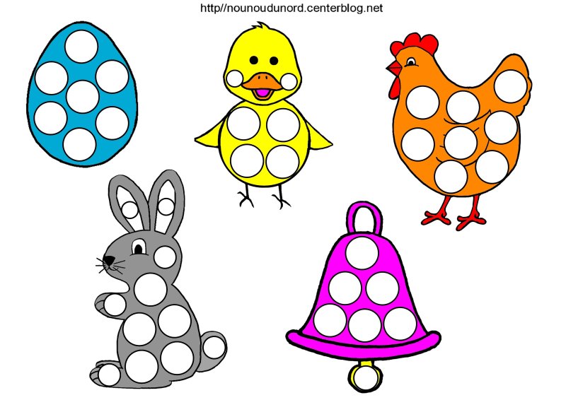 Пальчиковое рисование заготовки