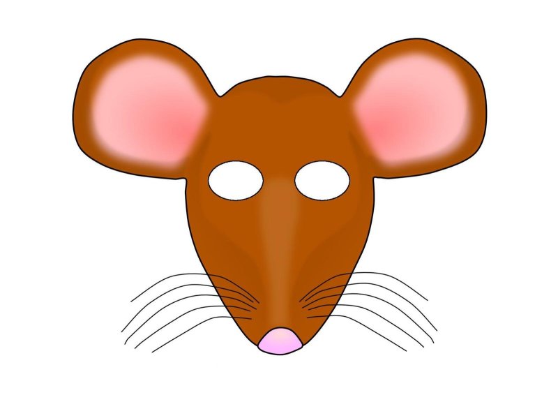 Маска мышки для детей