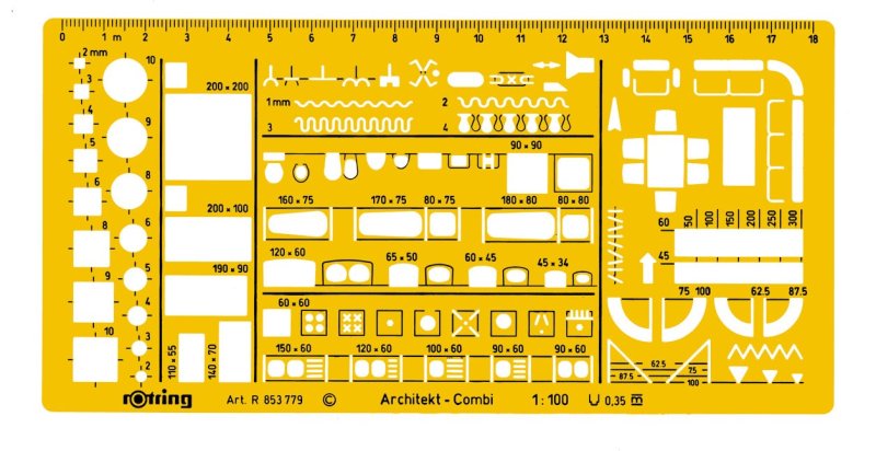 Линейка для черчения
