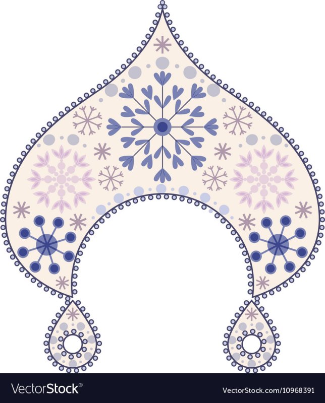 Кокошник эскиз