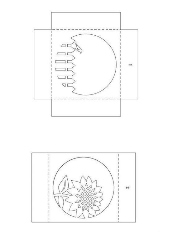 Заготовки для бумажного туннеля