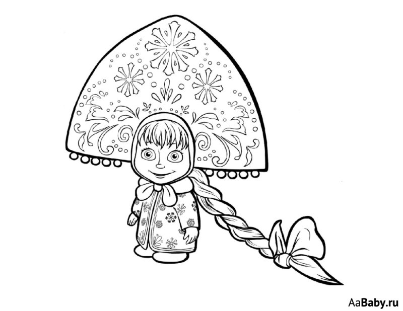 Маша и медведь Маша Снегурочка