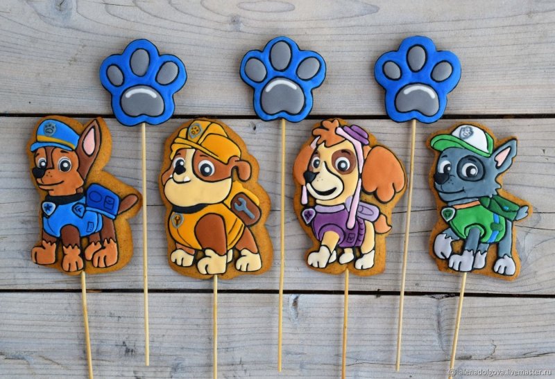 Имбирные пряники Щенячий патруль
