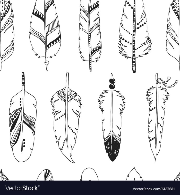 Перья индейца