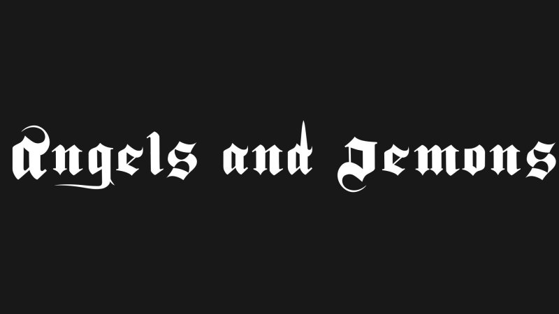 Надписи готическим шрифтом