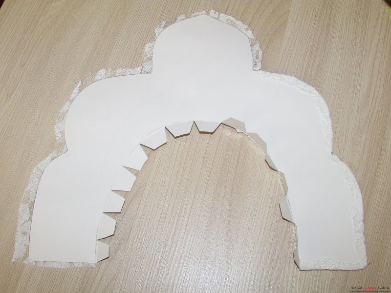 Кокошник своими руками из картона