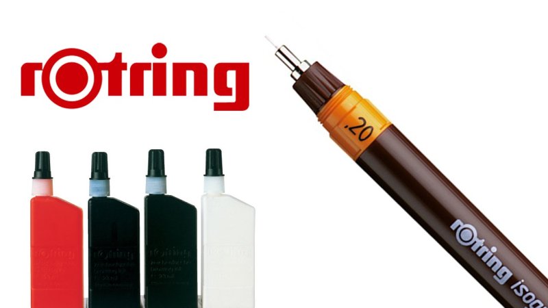 Циркуль Ротринг с гнездом для изографа