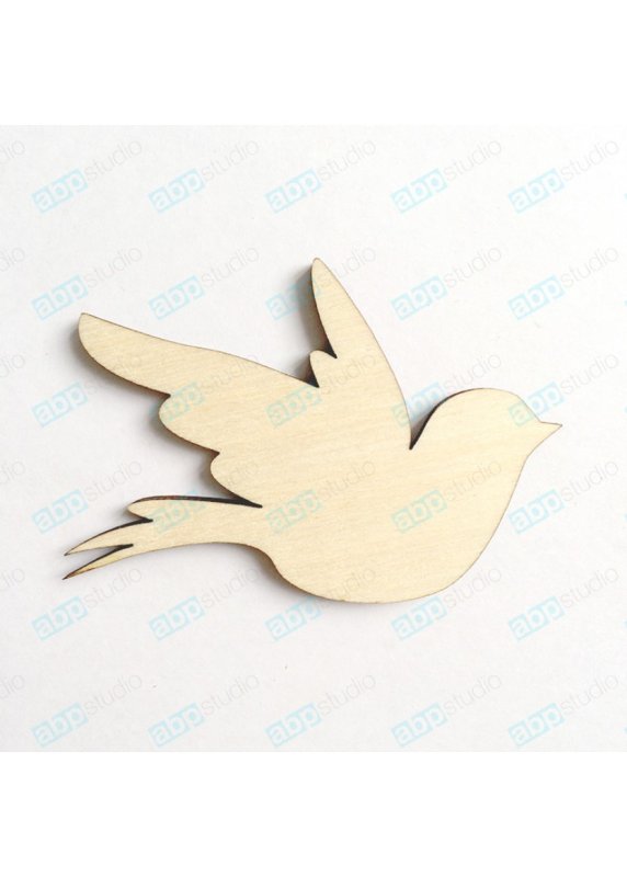 Птица из фанеры заготовка