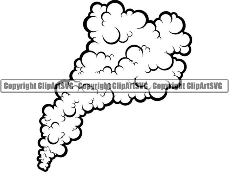 Дымок вектор