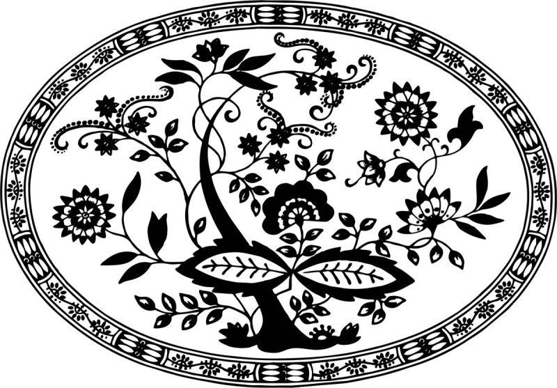 Круглый орнамент
