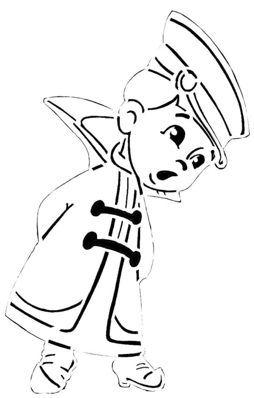 Сказочные персонажи на окна