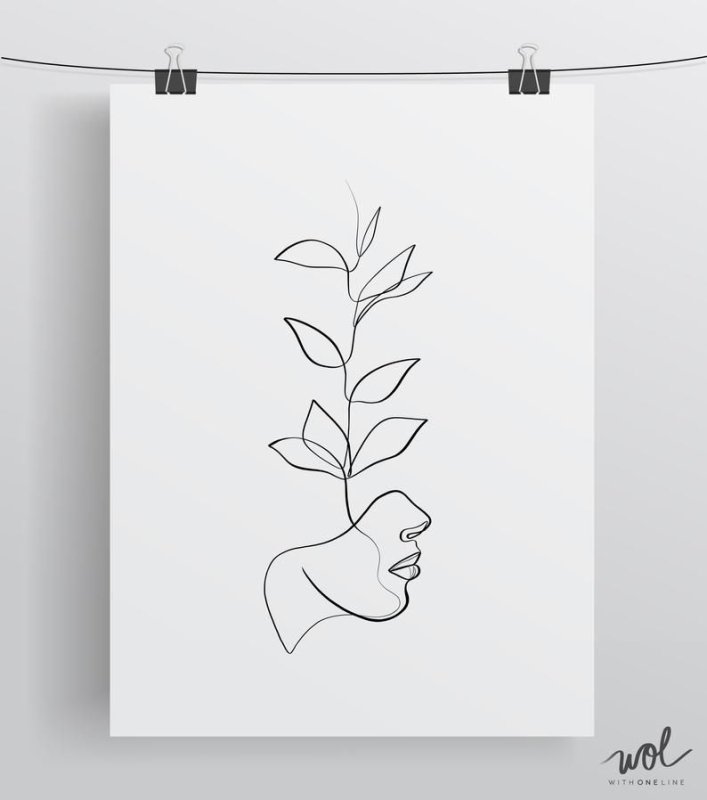 Рисунки в стиле Минимализм