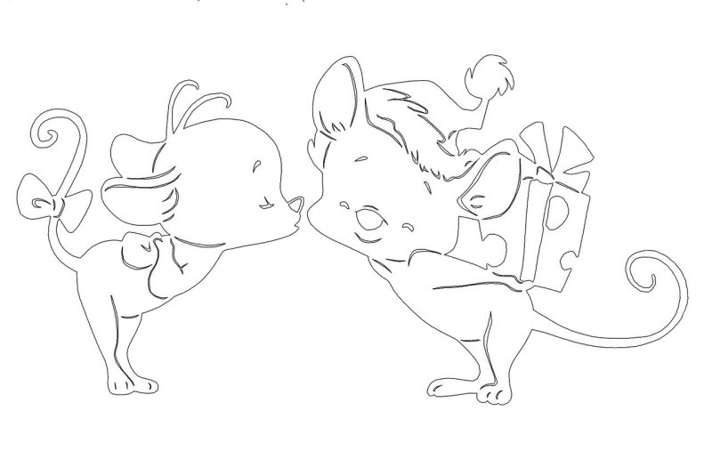 Украшения на окна животные