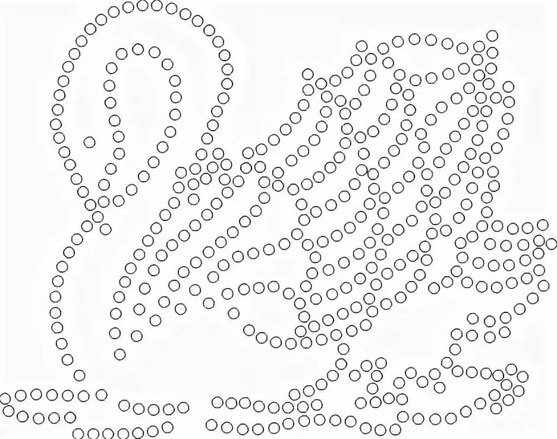 Контуры рисунков для пайеток