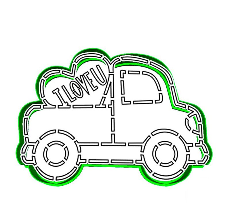 Вырубка машинка для пряников