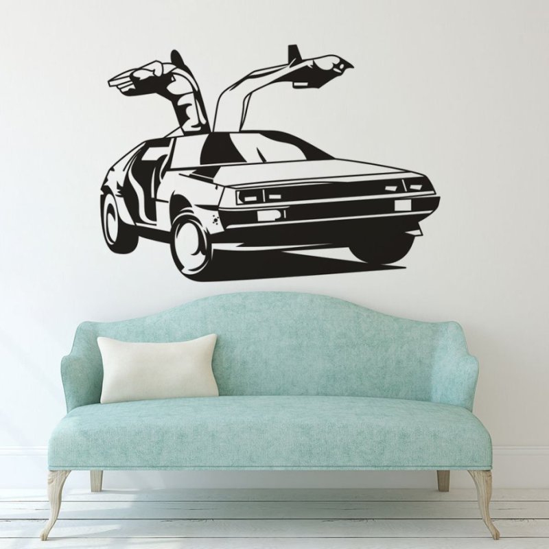 Трафарет автомобиля на стену