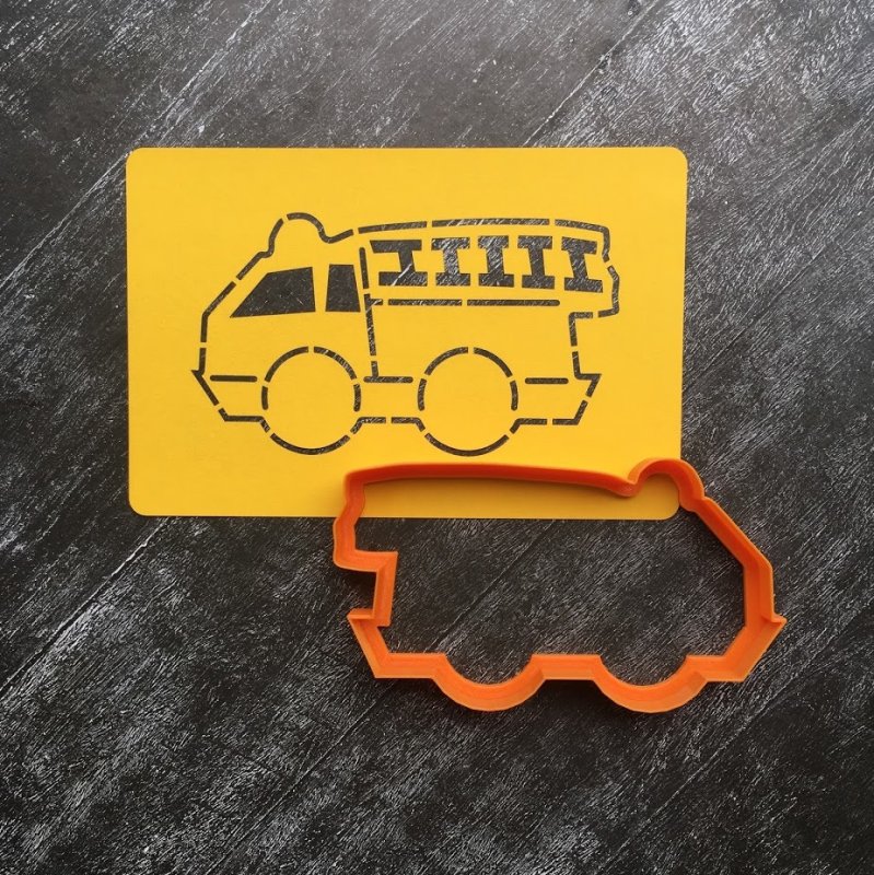 Трафарет машинки для пряника