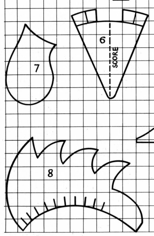 Костюм петуха из картона