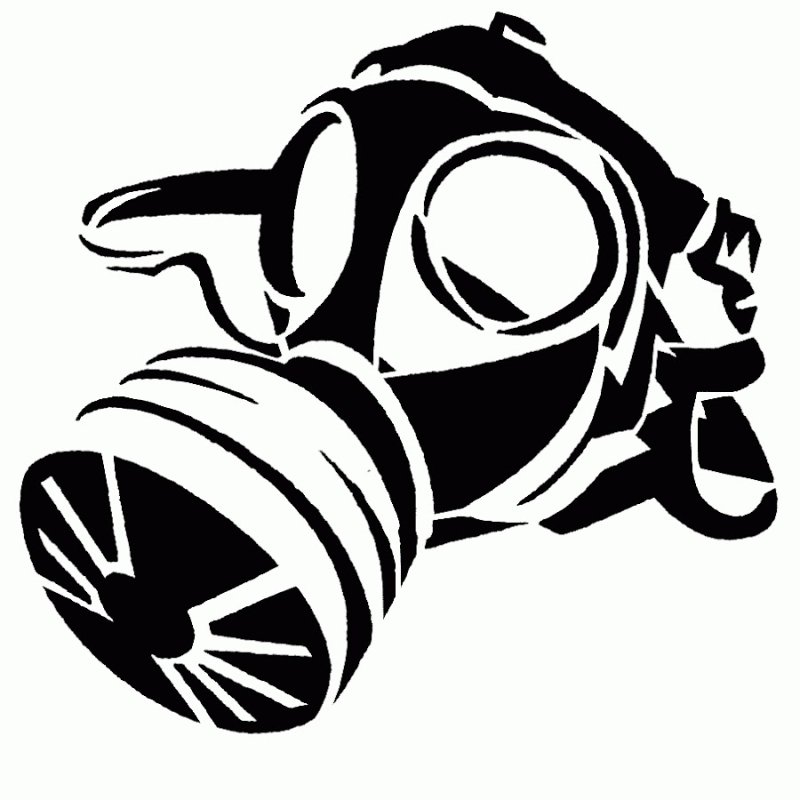 Противогаз силуэт