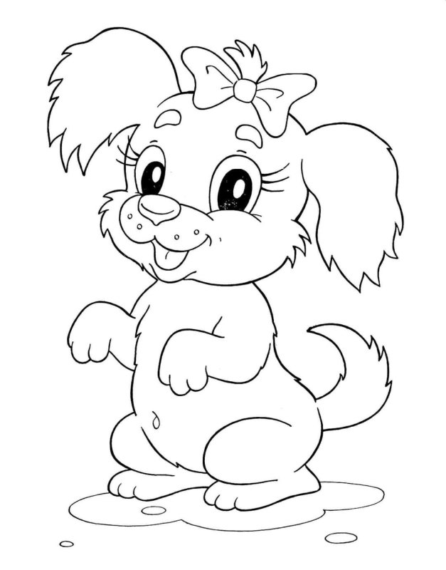 Рисунки зверей для раскрашивания