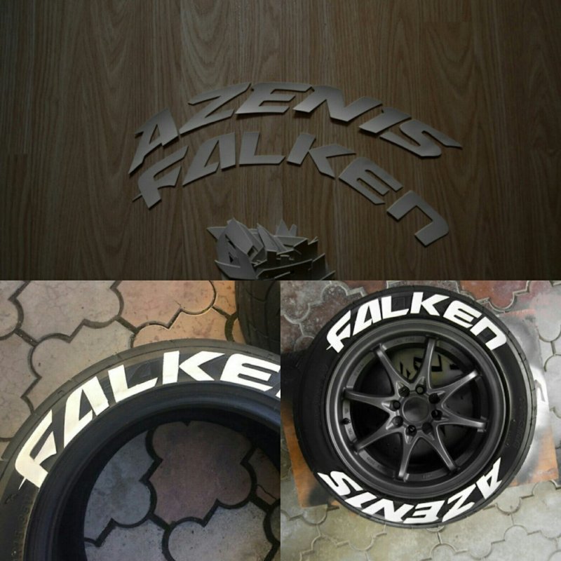 Покрышки с белыми надписями