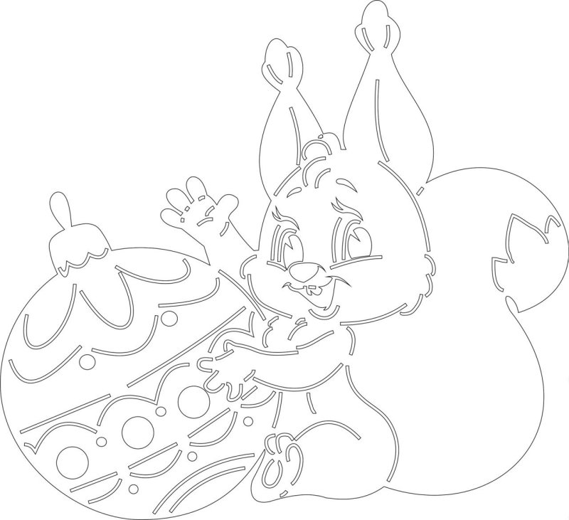 Вытынанки новогодние