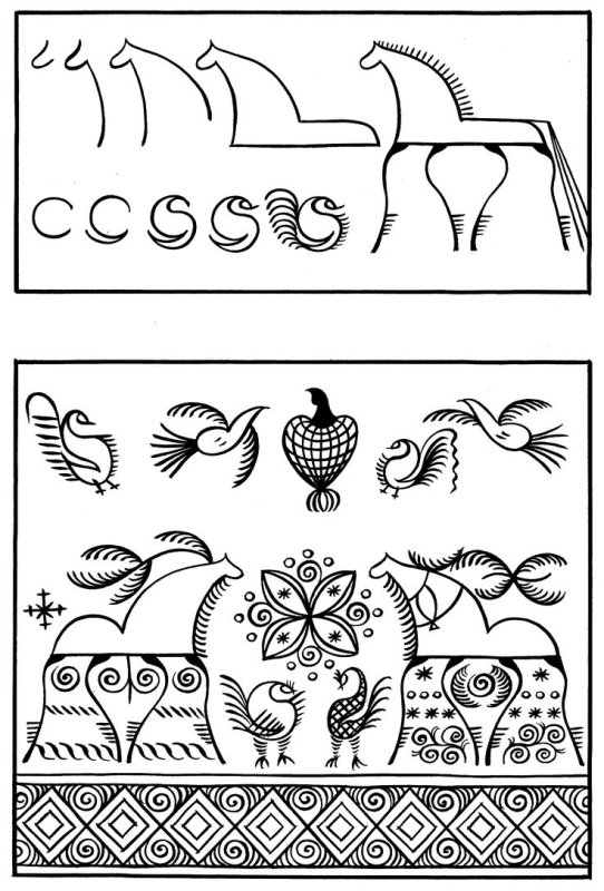 Элементы узоров и орнаментов