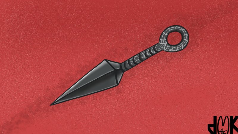 Нож кунай стендофф2 Bone