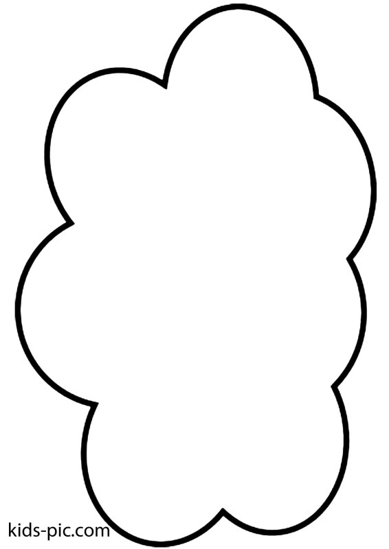 Облако шаблон