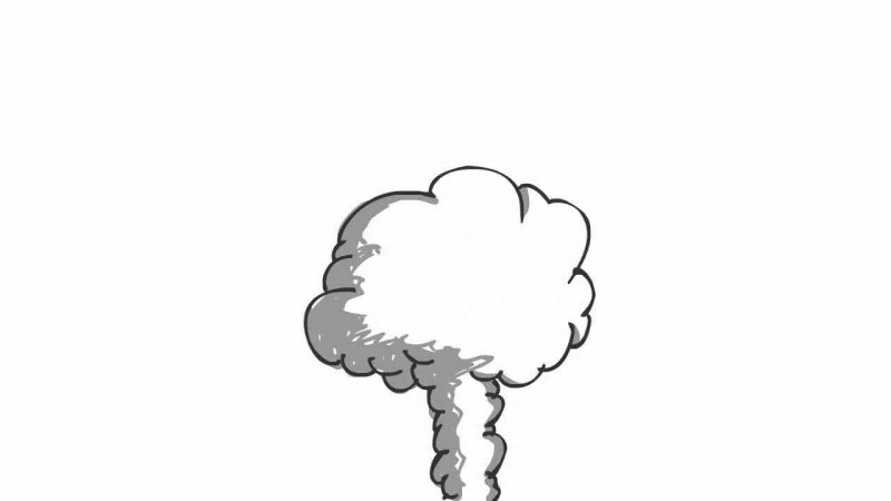 Нарисованный дым