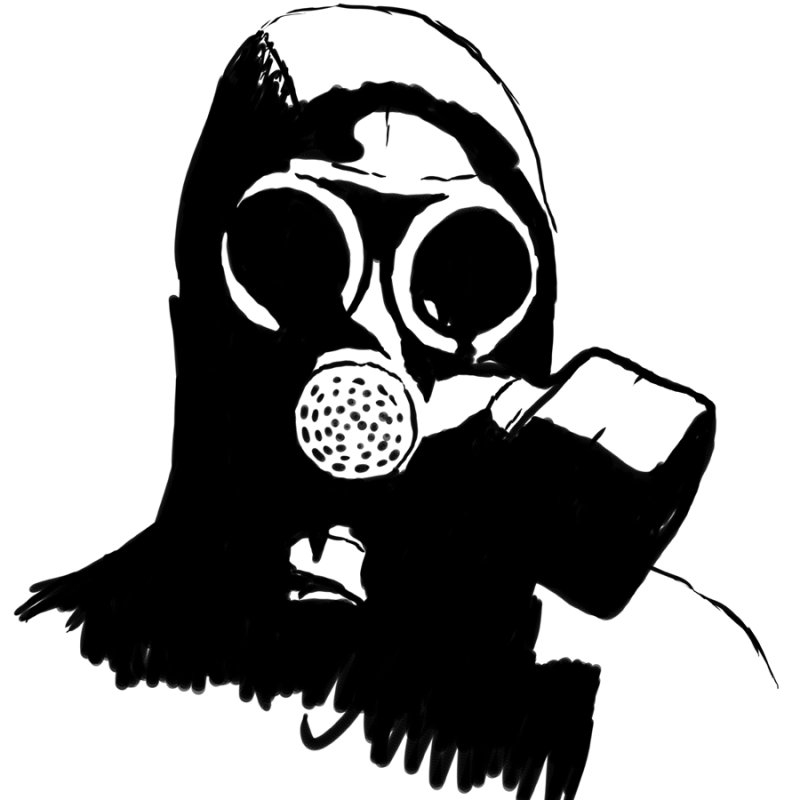 Сталкер противогаз радиация