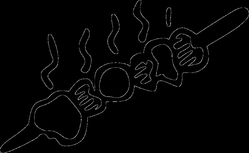 Шашлык на шампуре вектор