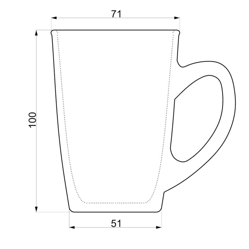 Трафарет кружки