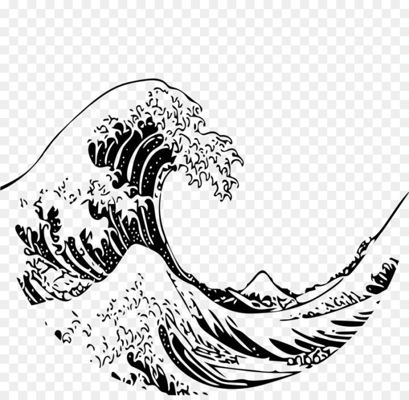 Стилизованные волны