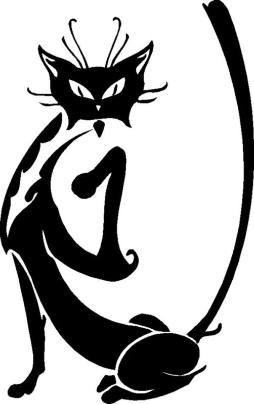 Кошка Векторная Графика