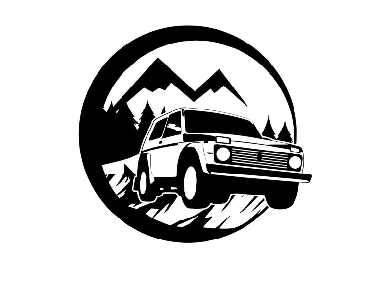Лада Нива 4х4 значок