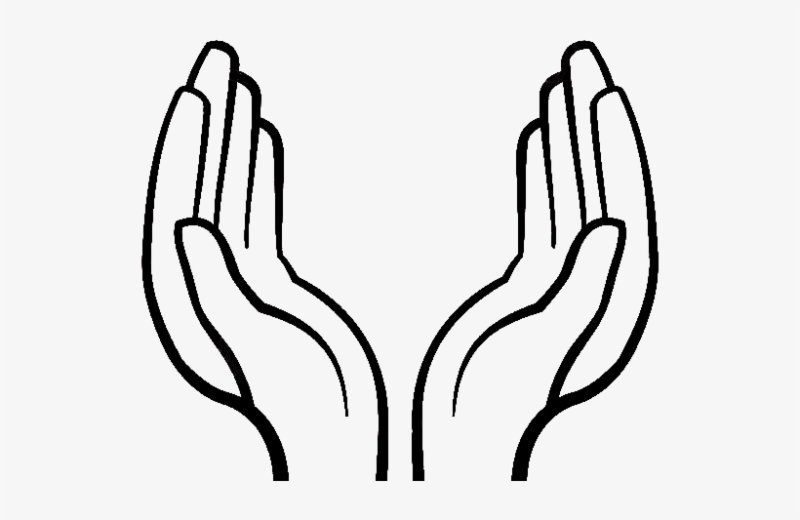 Трафарет ладони