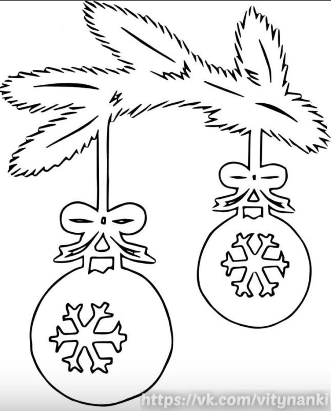 Елочные ветки трафареты на окна