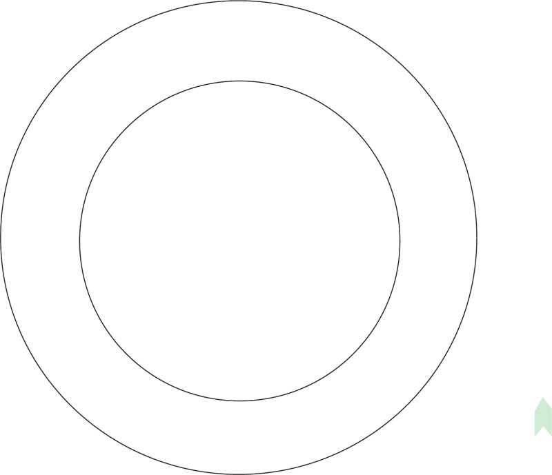 Тарелочка для аппликации