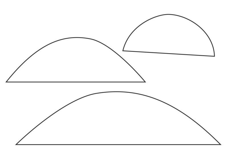 Холм раскраска для детей
