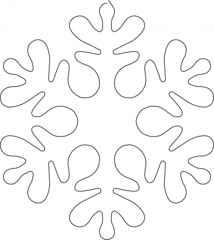 Шаблоны снежинок