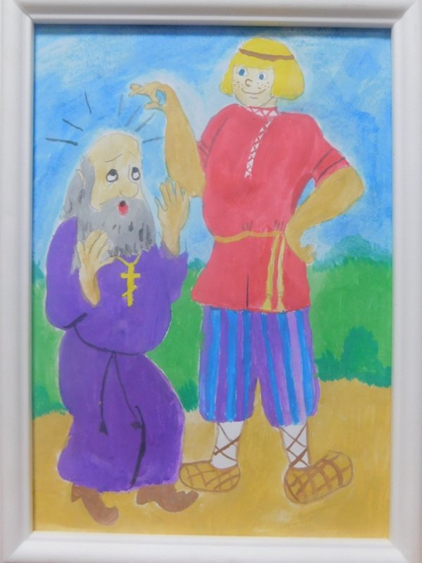 Сказка о попе и работнике его Балде иллюстрации поп