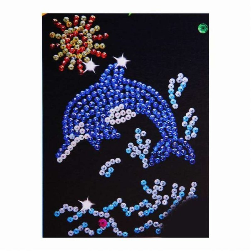 Аппликация пайетками