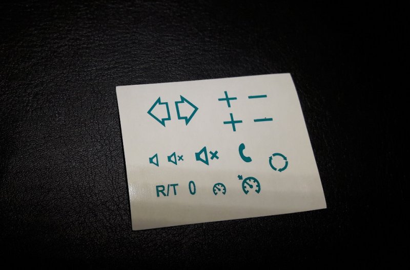 Трафарет для кнопок