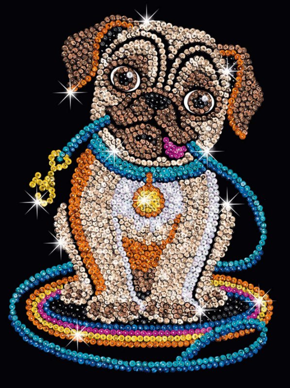 Панно из пайеток