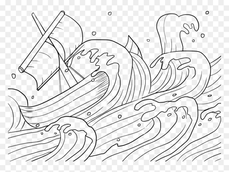 Раскраска шторм