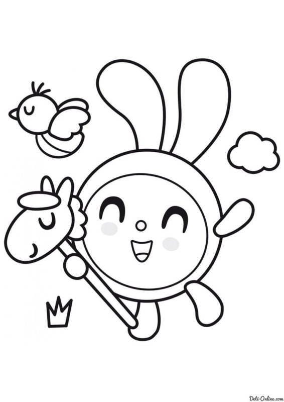 Детские раскраски Малышарики